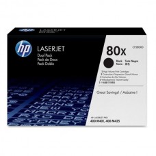HP 80X 6900 Sayfa Kapasiteli Siyah Toner CF280XD HP 80X 6900 Sayfa Kapasiteli Siyah Toner CF280XD