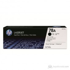 HP 78A 2100 Sayfa Kapasiteli Siyah Toner CE278AD HP 78A 2100 Sayfa Kapasiteli Siyah Toner CE278AD
